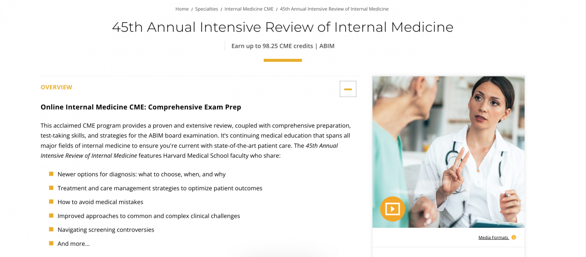 45th Annual Intensive Review of Internal Medicine 2022-2025